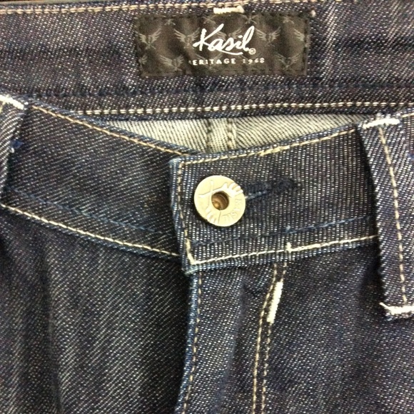 Women’s KASIL Jeans David Lim dark wash Sz 26 denim minimalist career casual - Picture 6 of 7